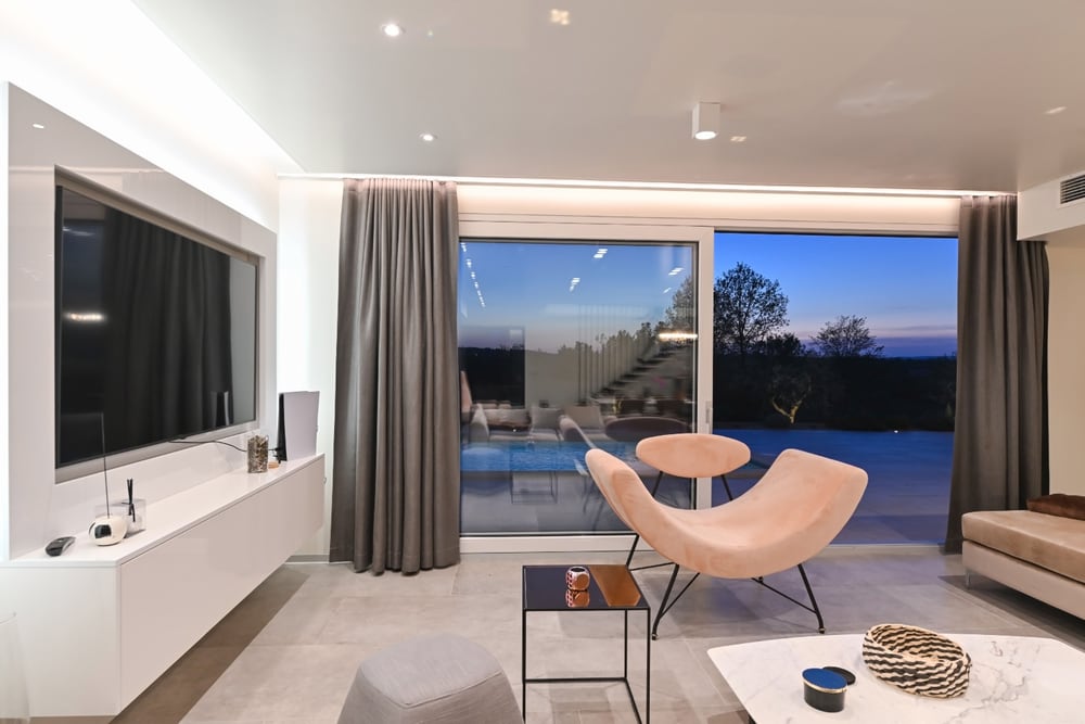 Commercial interior space